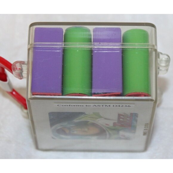 Disney Store 9 Pc Buzz Lightyear Mini Stamper Set Toy Story Art Craft Space - Picture 3 of 7